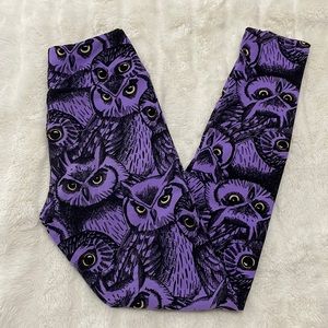 Lularoe Tween Owl leggings